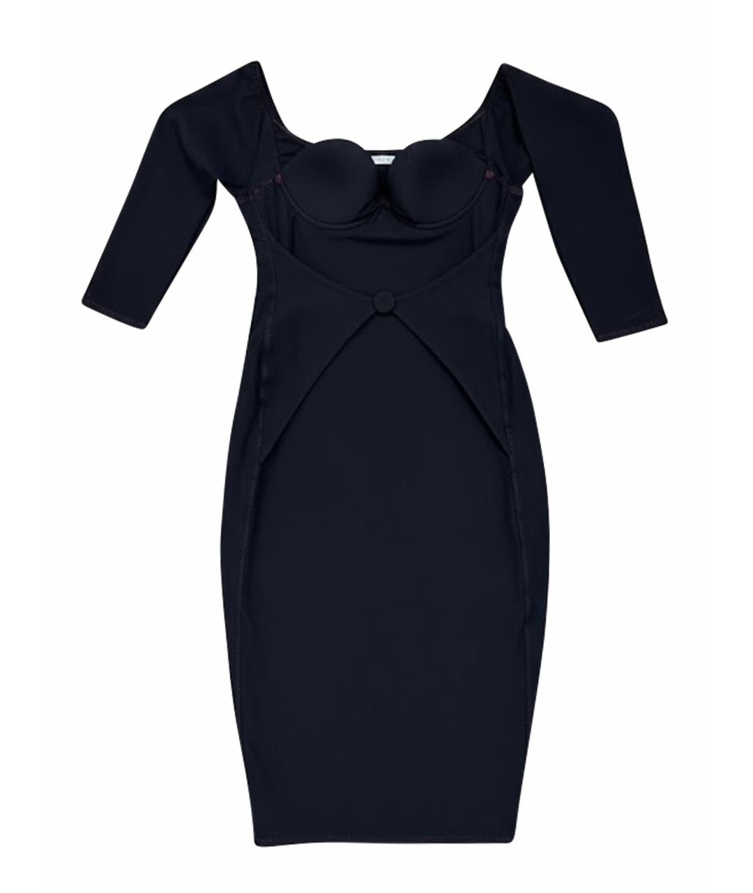 AGENT PROVOCATEUR Черное хлопковое вечернее платье, фото 1