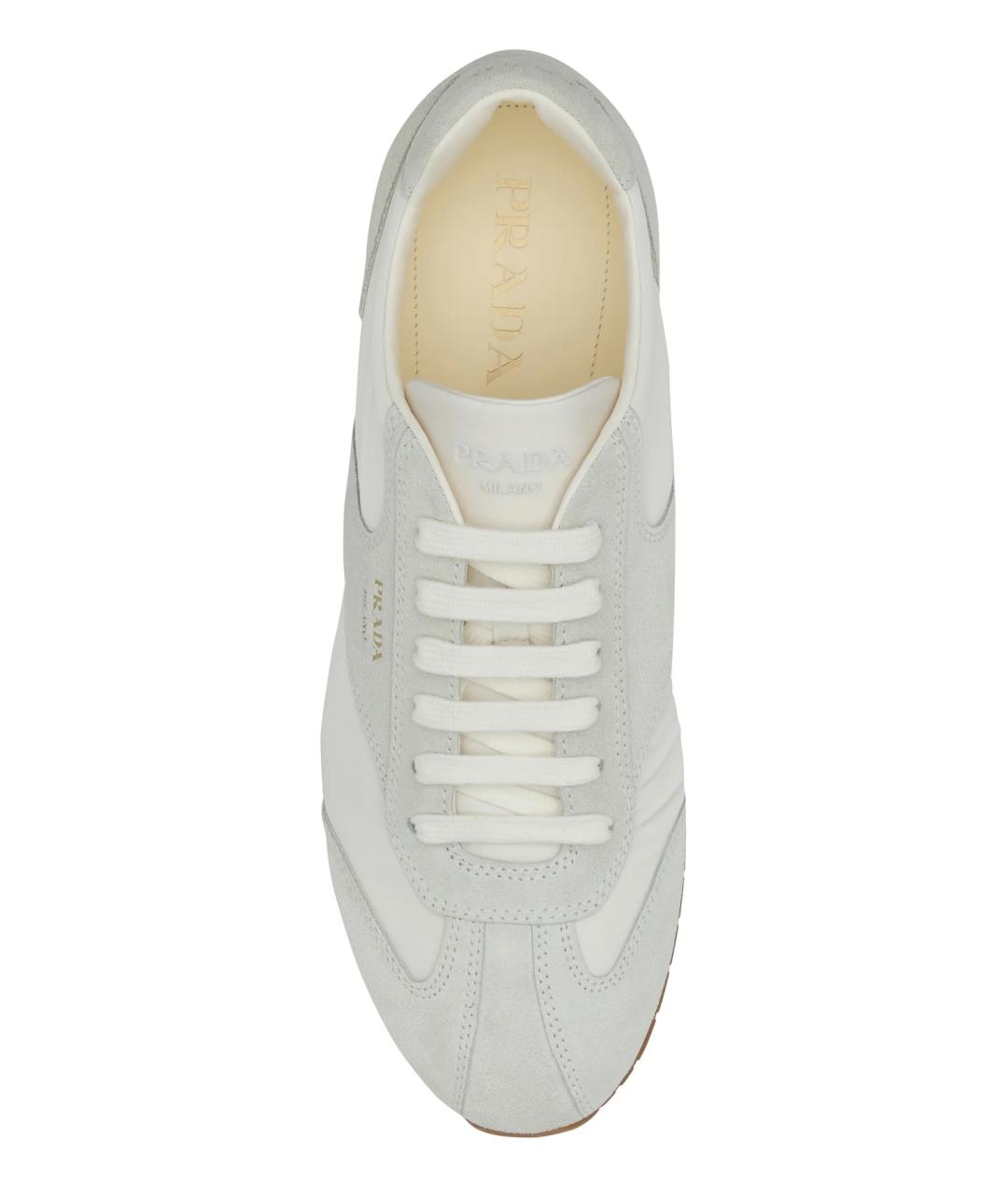 PRADA Мульти замшевые низкие кроссовки / кеды, фото 4