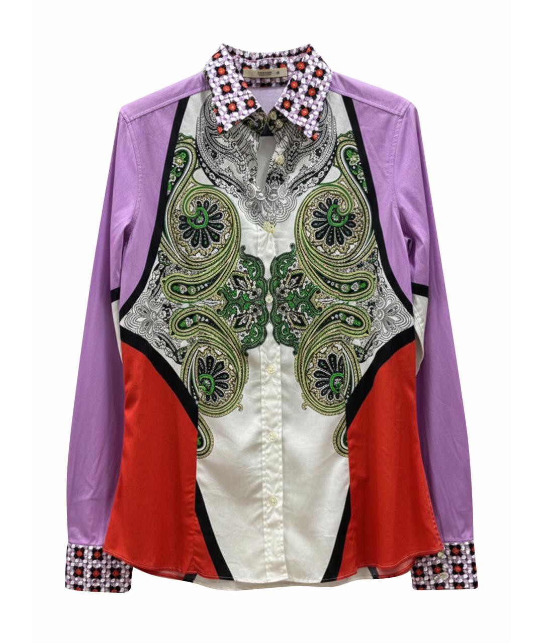 ETRO Фиолетовая хлопковая рубашка, фото 1