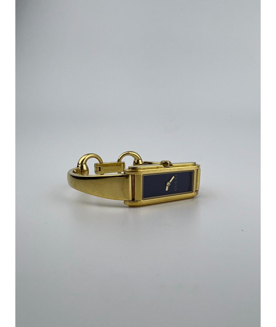 GUCCI Золотые часы, фото 5