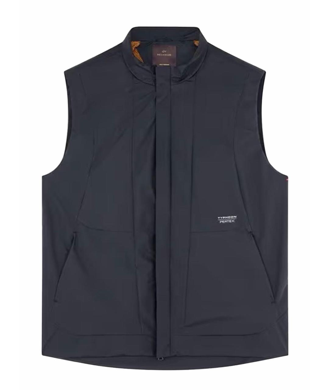 PAUL & SHARK Темно-синий полиэстеровый жилет, фото 1