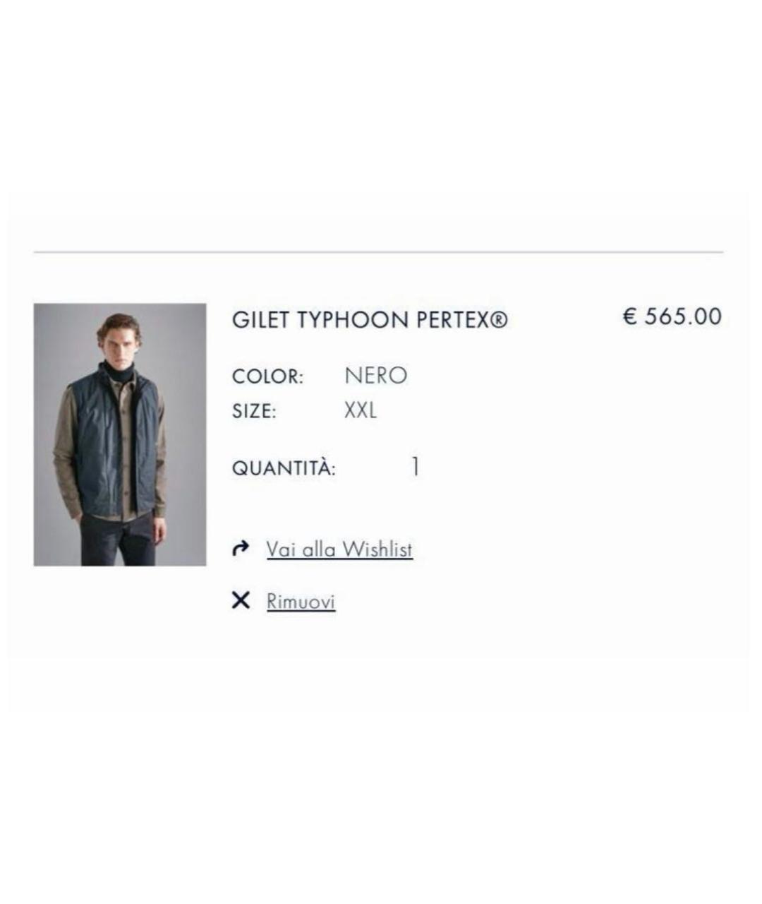 PAUL & SHARK Темно-синий полиэстеровый жилет, фото 2