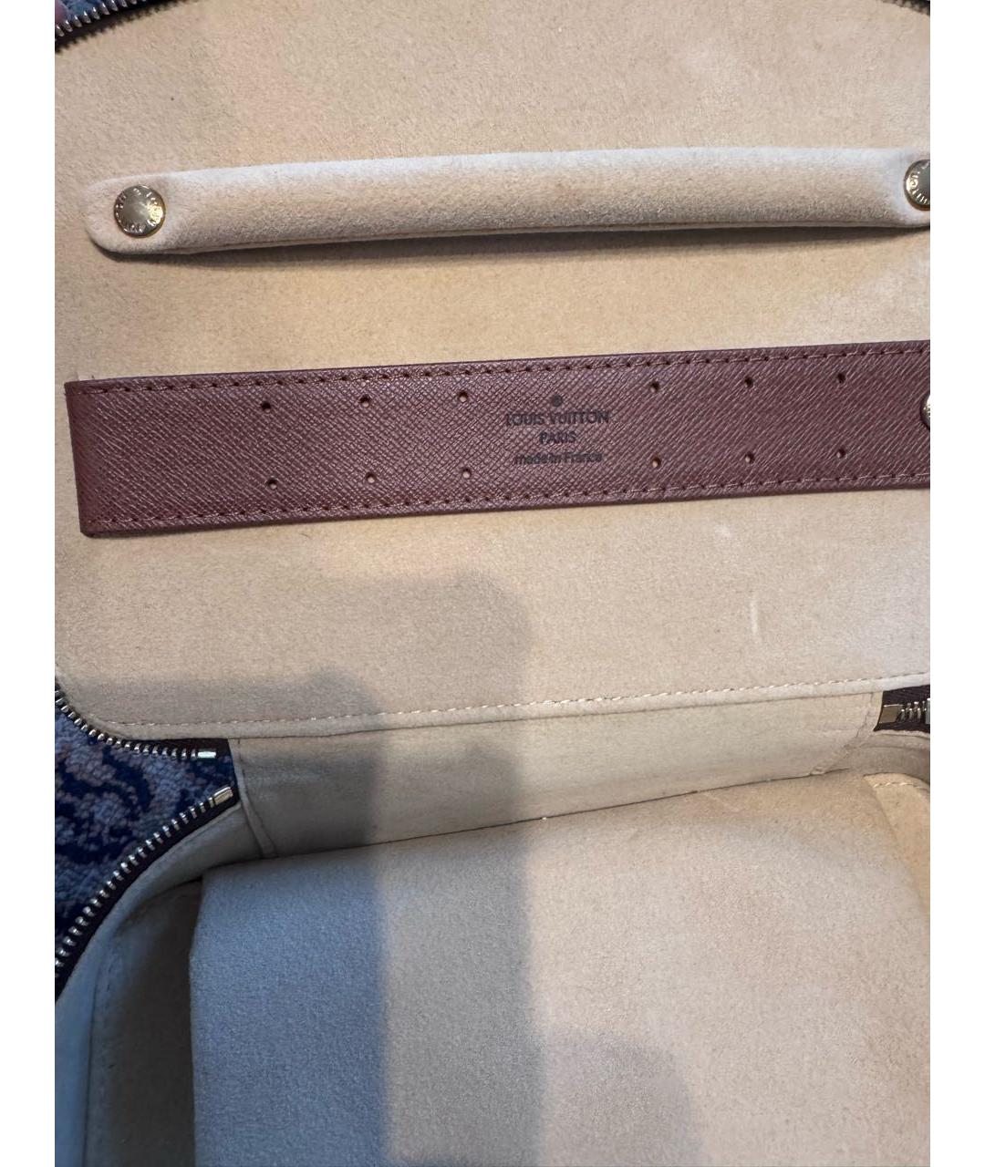 LOUIS VUITTON Коричневая косметичка, фото 4