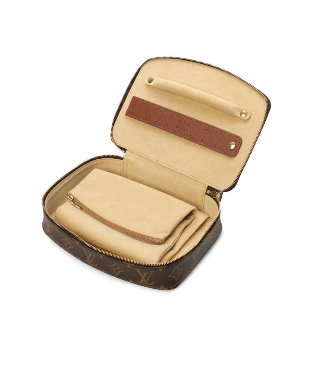 LOUIS VUITTON Коричневая косметичка, фото 2