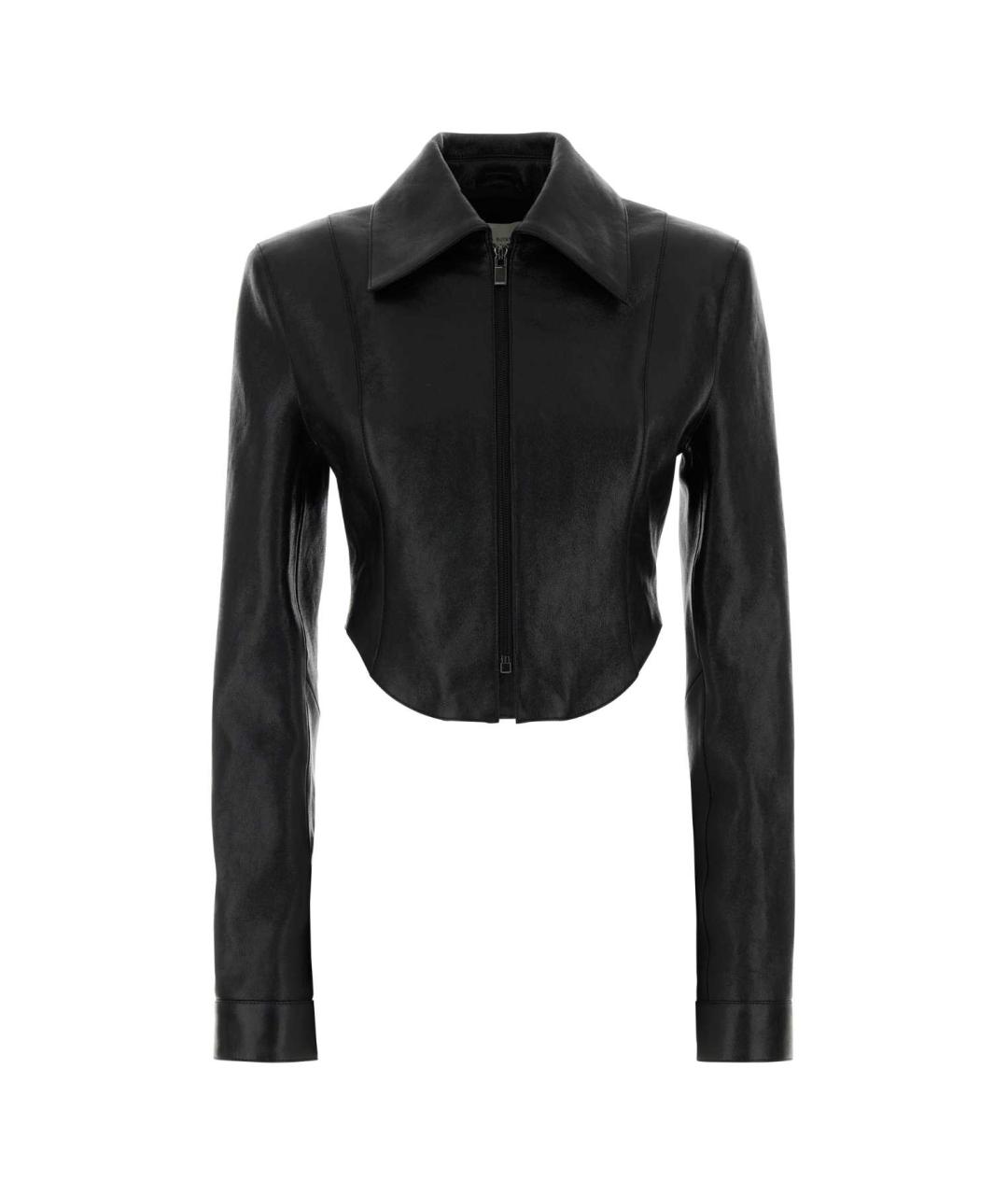 MAGDA BUTRYM Черная кожаная куртка, фото 1