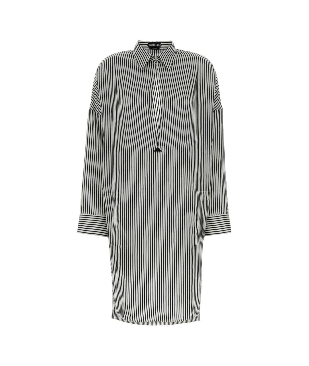 TOM FORD Мульти шелковое повседневное платье, фото 1