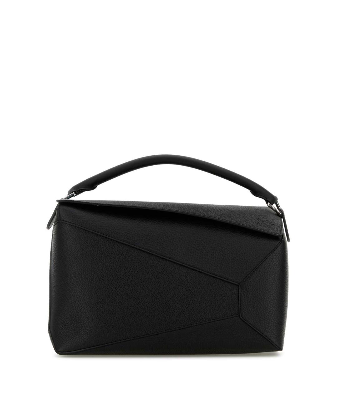 LOEWE Черная кожаная сумка на плечо, фото 1
