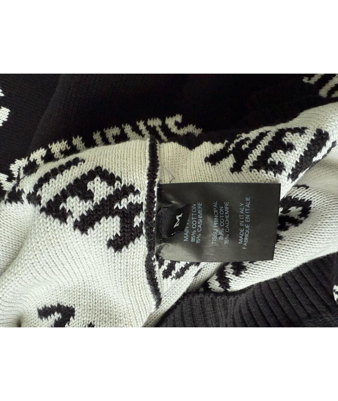 VETEMENTS Черный хлопковый джемпер / свитер, фото 6