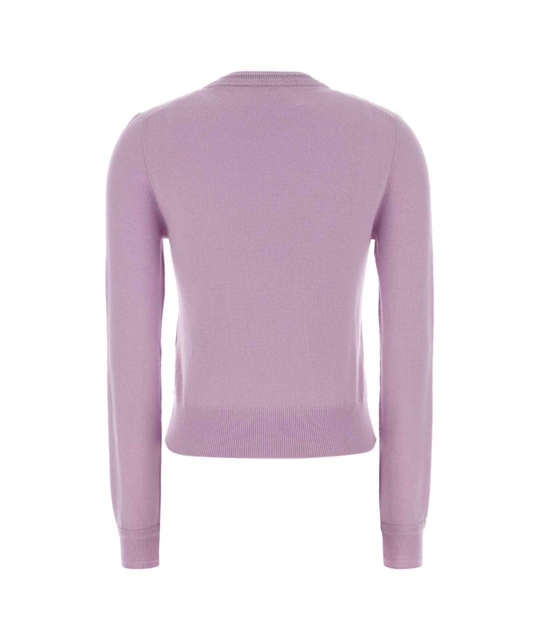 JIL SANDER Фиолетовый шерстяной джемпер / свитер, фото 2