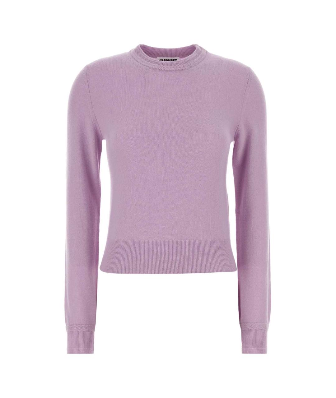 JIL SANDER Фиолетовый шерстяной джемпер / свитер, фото 1