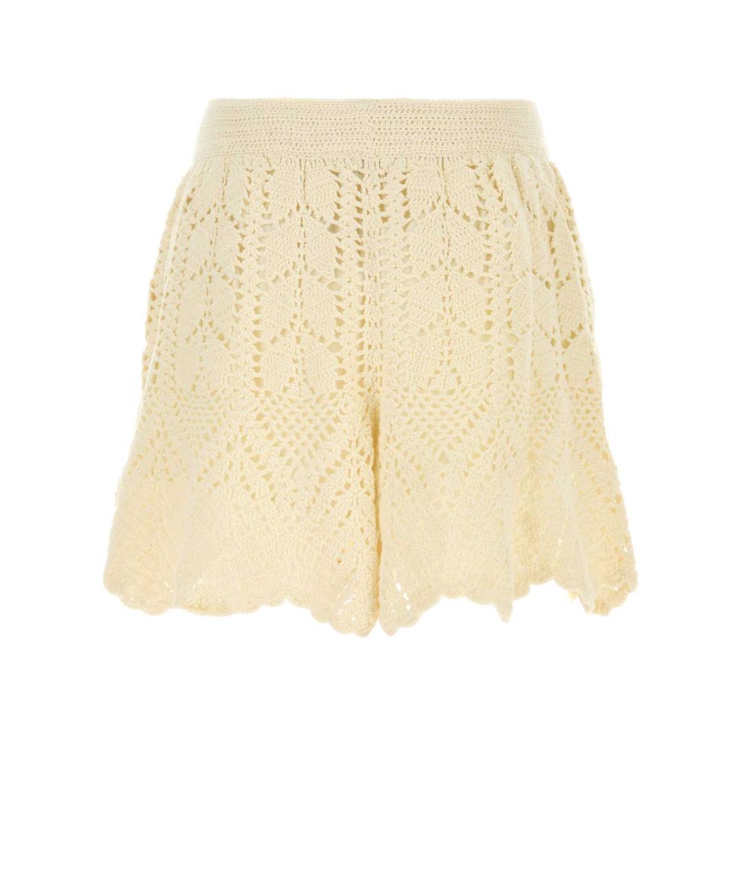 ZIMMERMANN Белые хлопковые шорты, фото 2