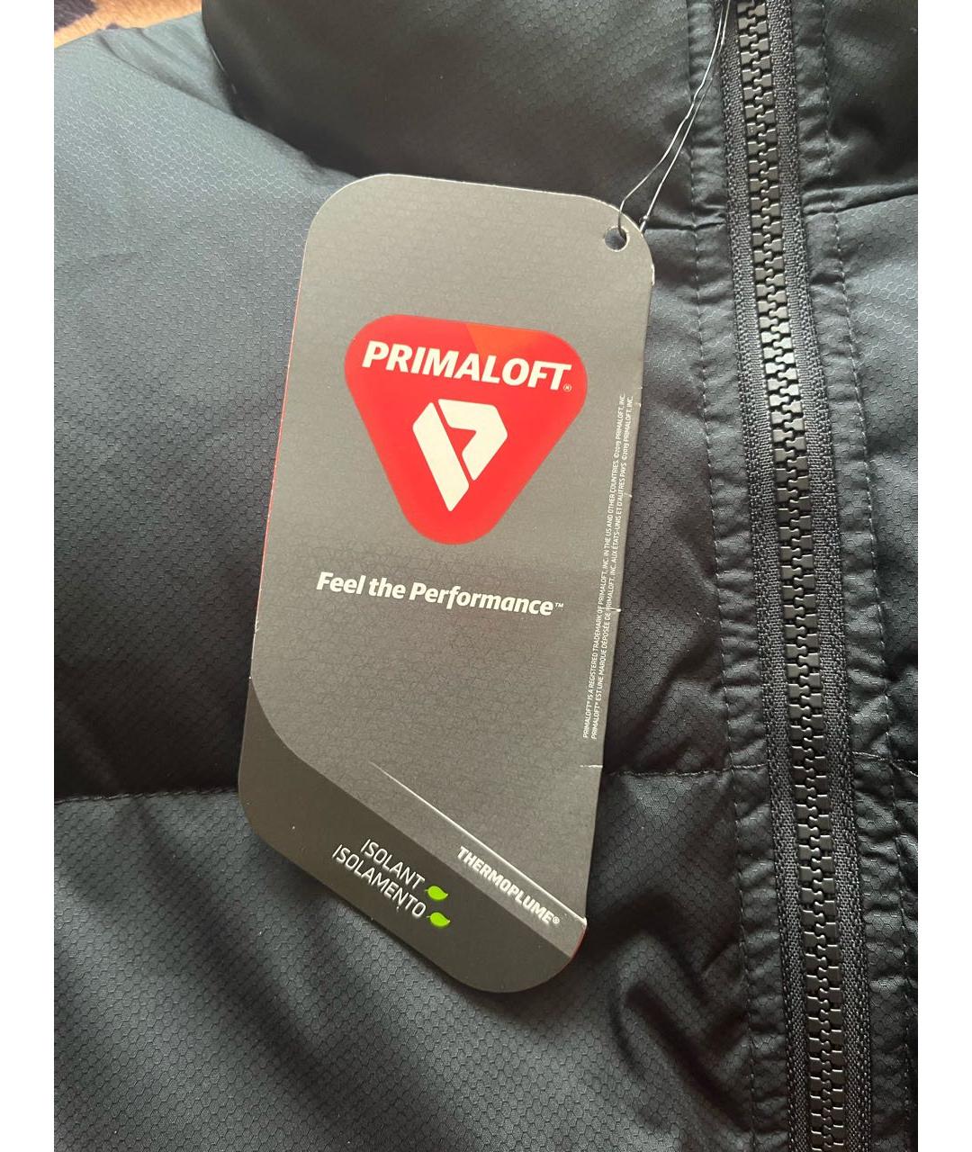 NIKE Черный полиэстеровый пуховик, фото 2