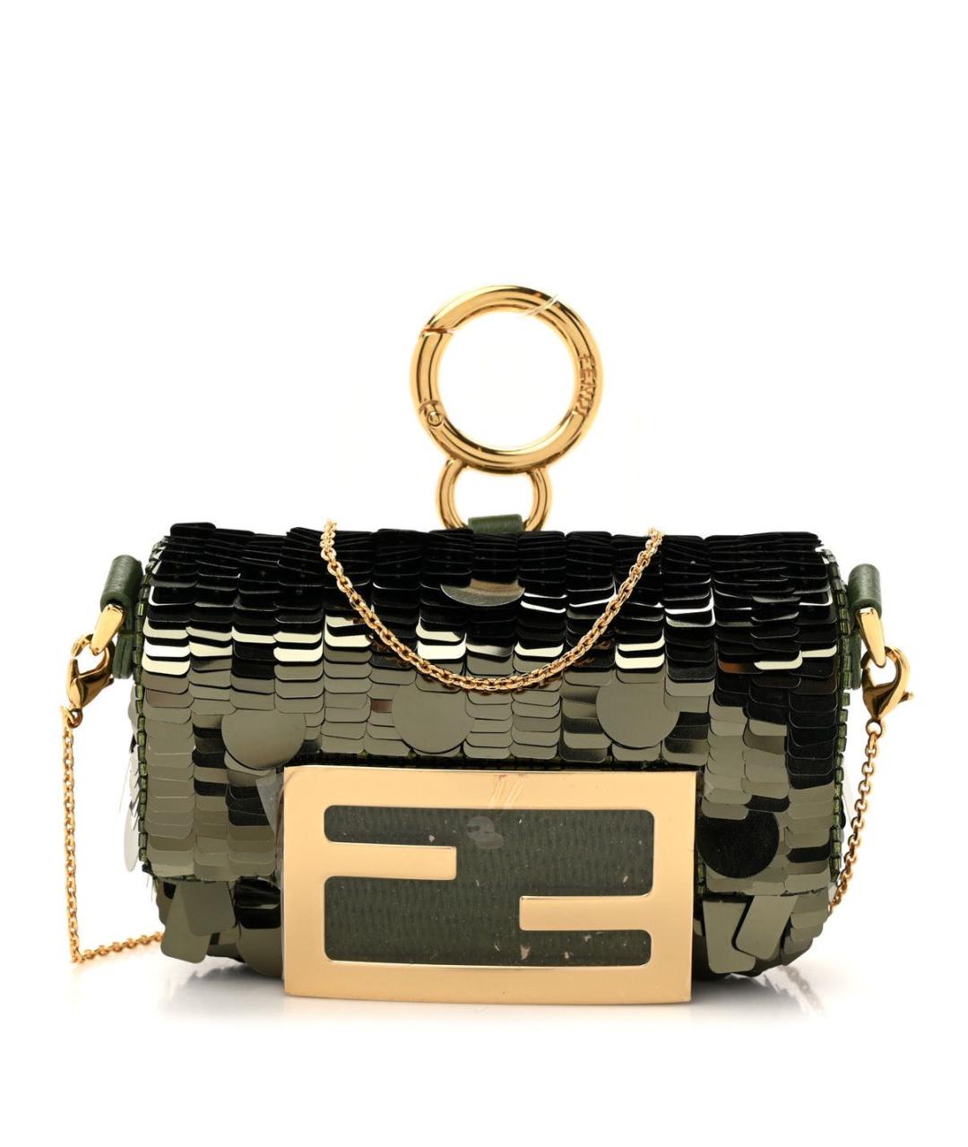 FENDI Хаки сумка через плечо, фото 1