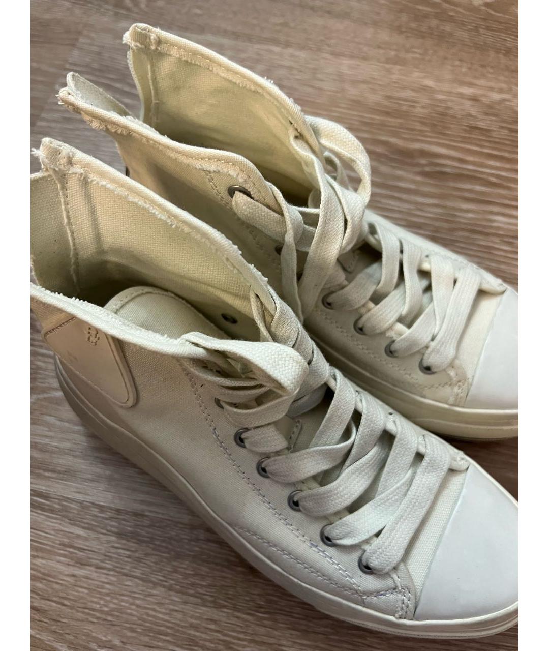 R13 Белые текстильные кеды, фото 8