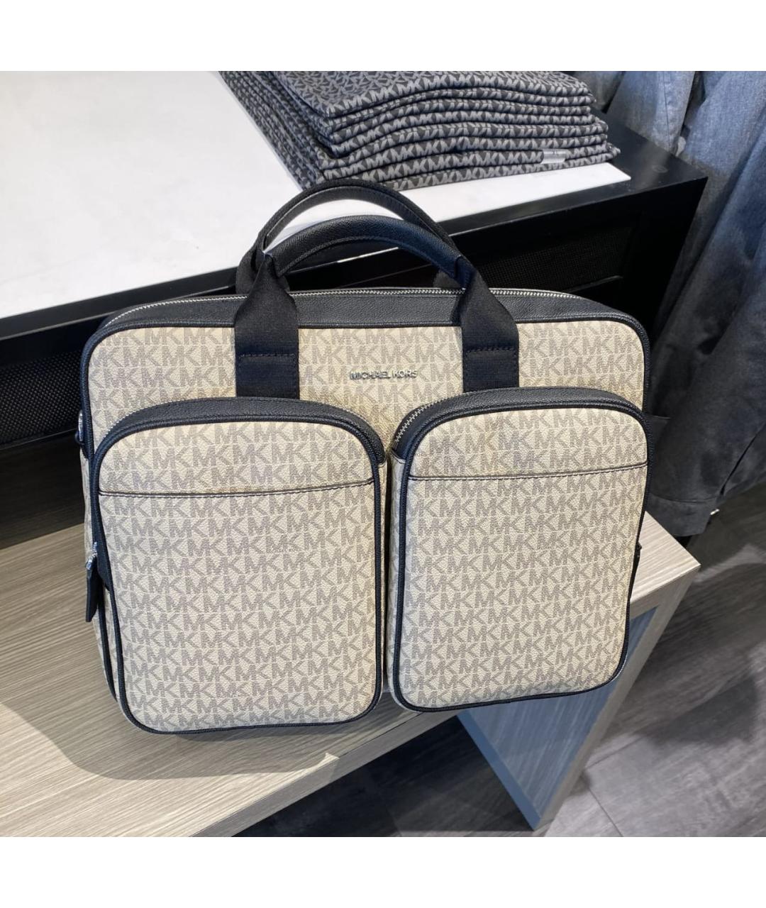 MICHAEL KORS Бежевый портфель, фото 5