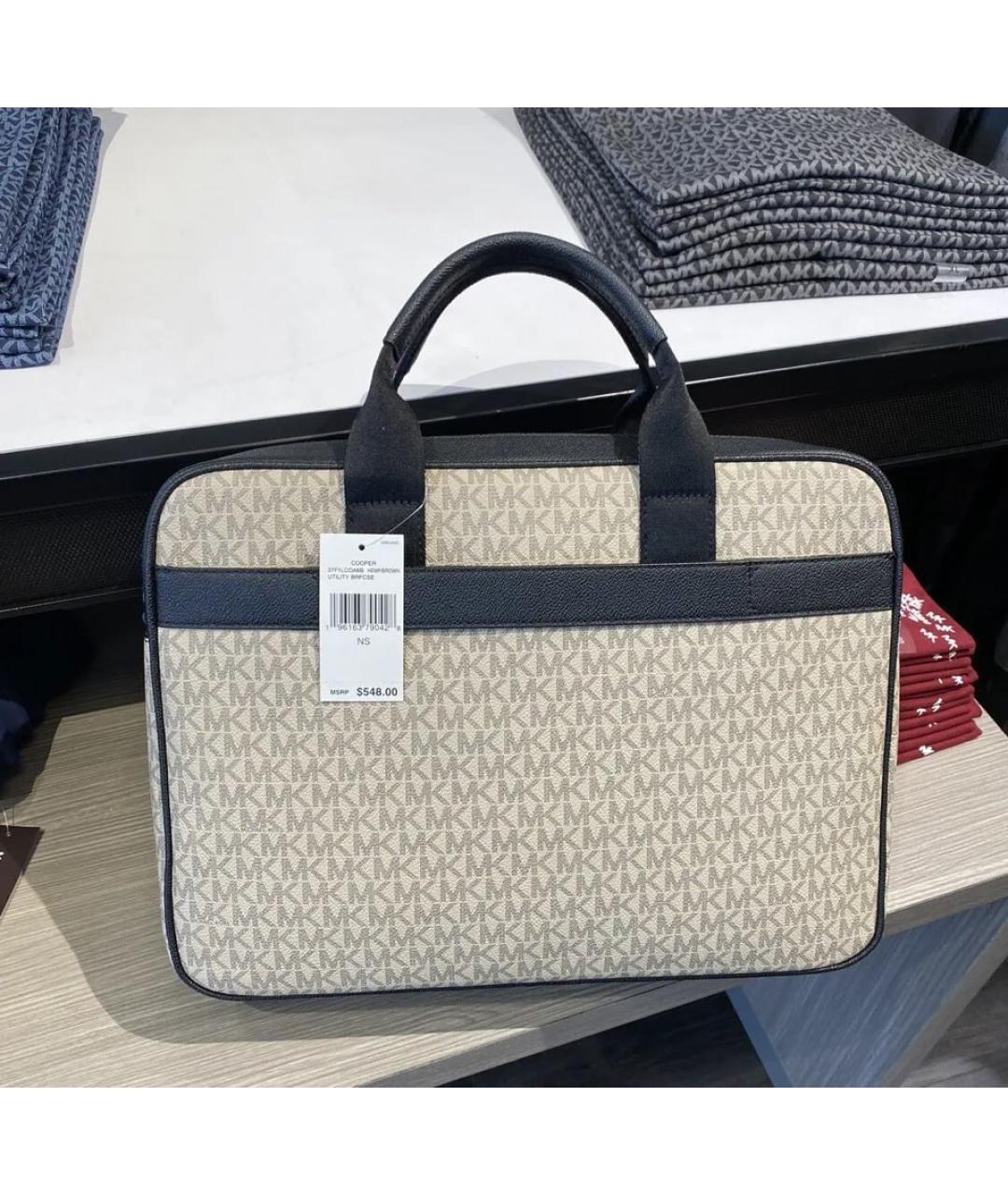 MICHAEL KORS Бежевый портфель, фото 2