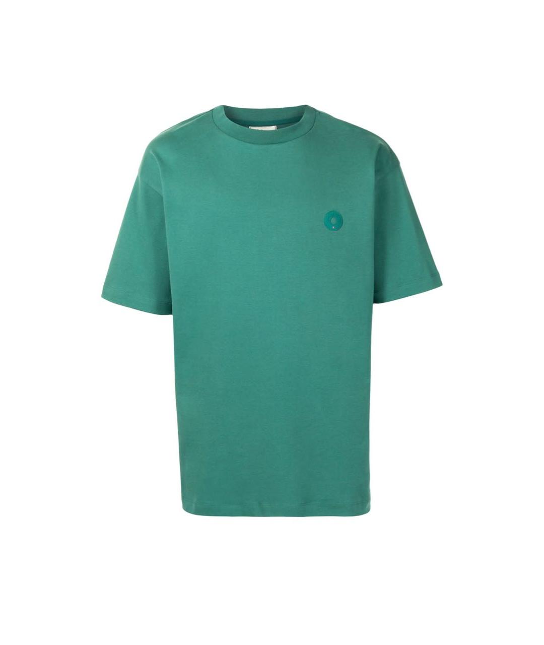 Drole de Monsieur Зеленая хлопковая футболка, фото 1