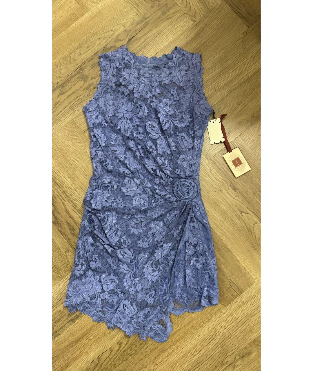 OLVI'S Фиолетовое кружевное коктейльное платье, фото 5