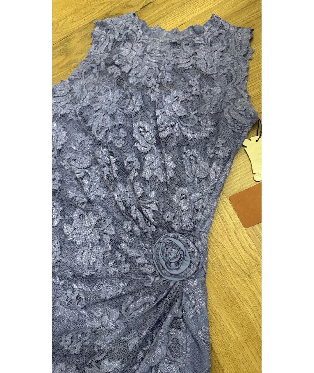 OLVI'S Фиолетовое кружевное коктейльное платье, фото 3