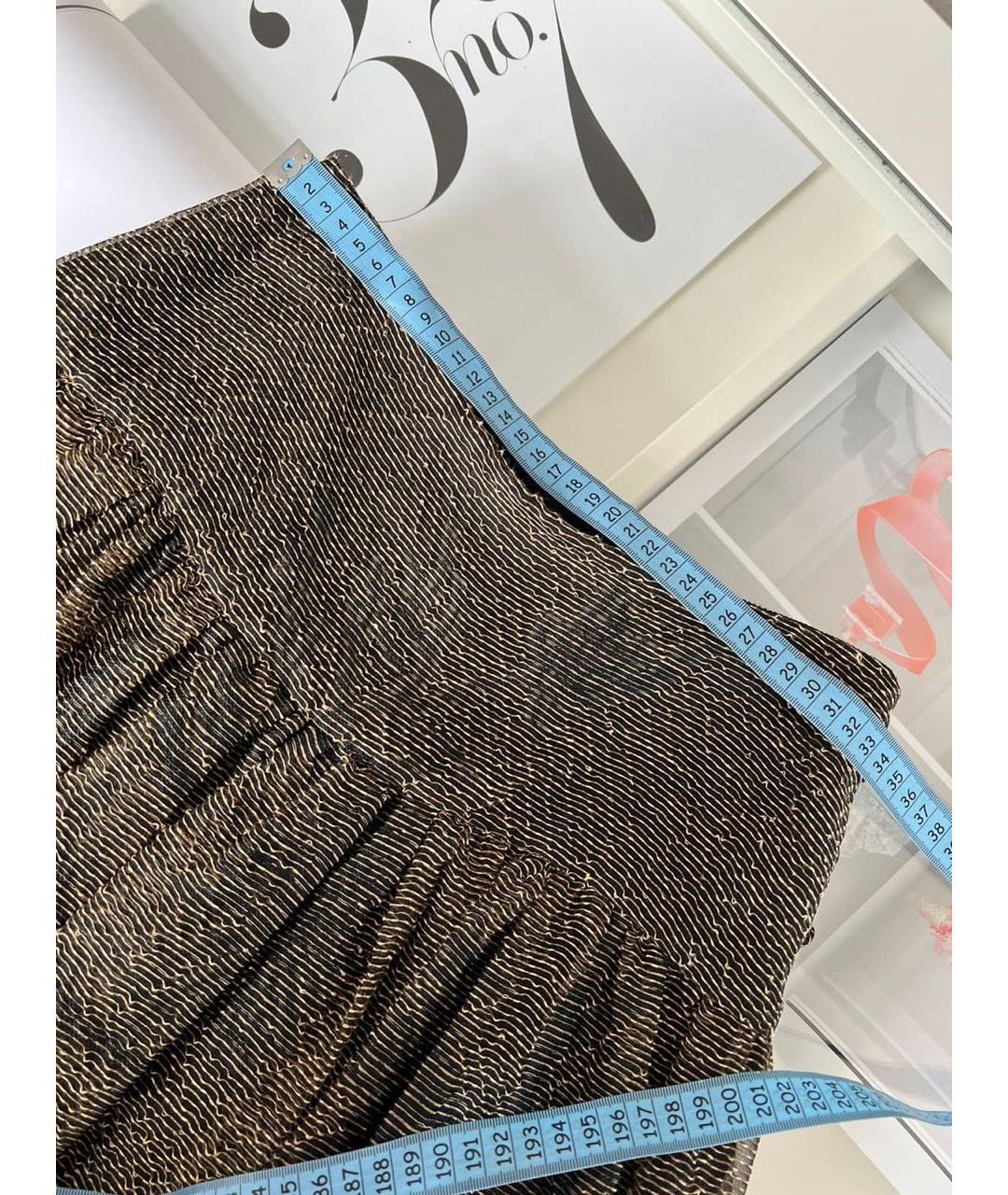 CHRISTIAN DIOR Коричневая юбка макси, фото 3