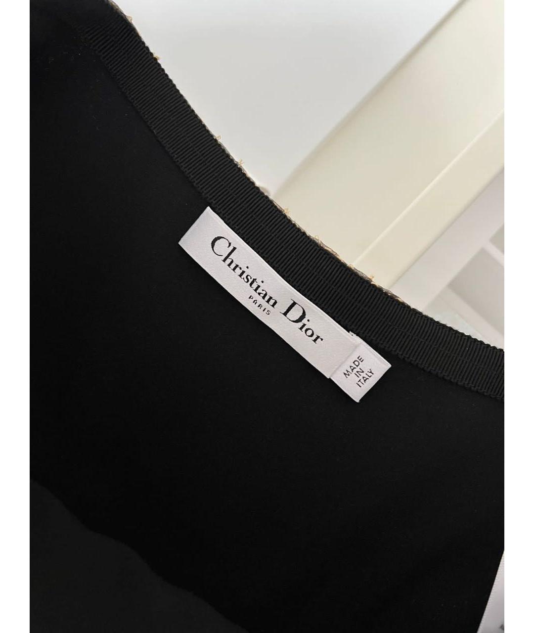 CHRISTIAN DIOR Коричневая юбка макси, фото 4