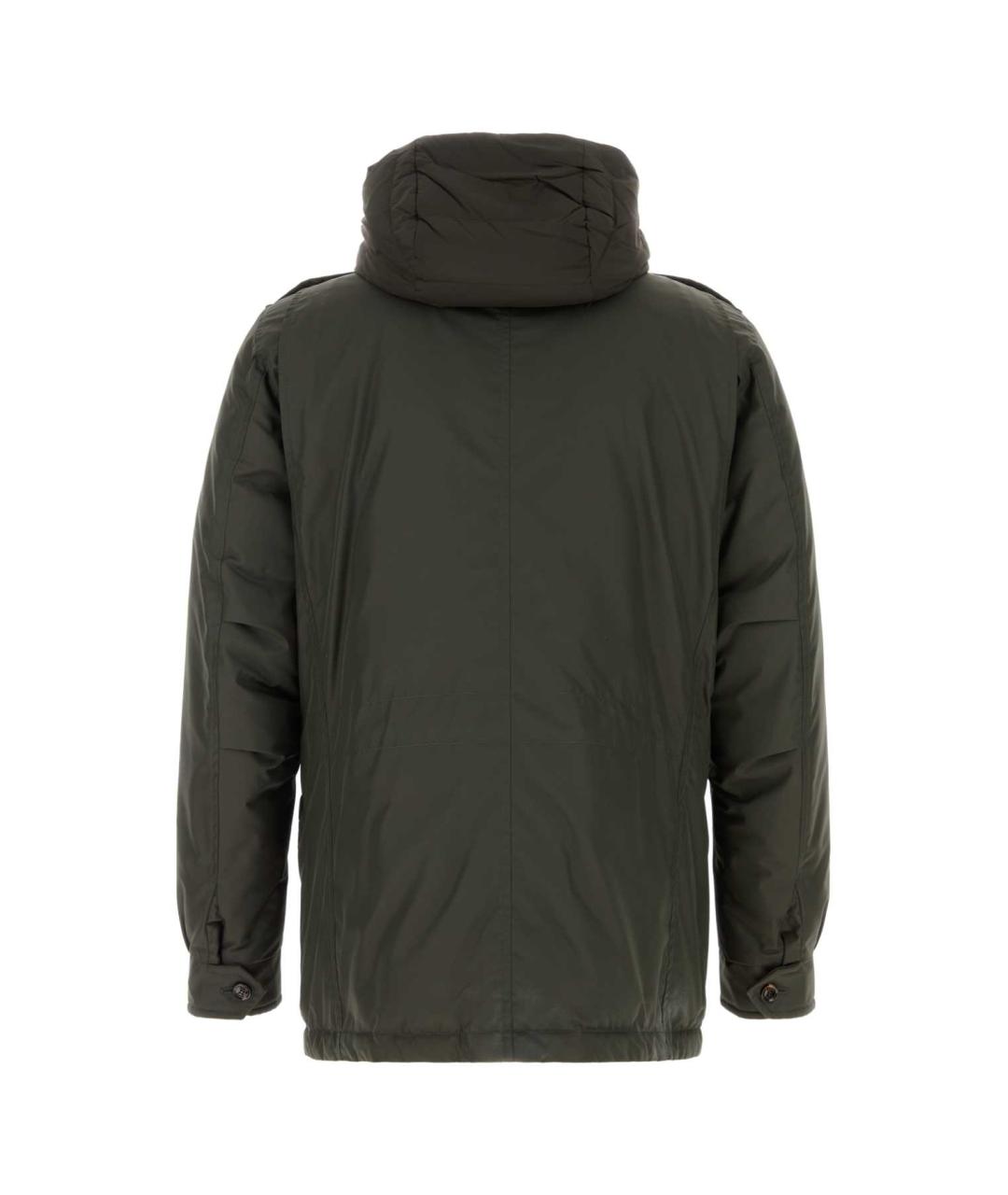 MOORER Зеленая полиэстеровая куртка, фото 2