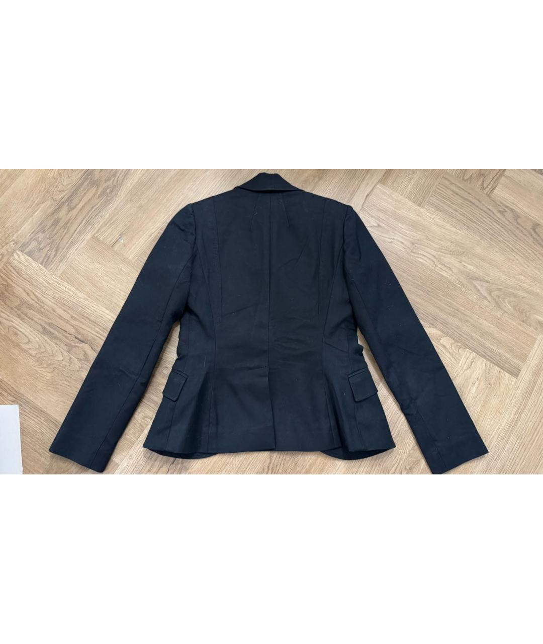 CHRISTIAN DIOR Черный хлопковый жакет/пиджак, фото 2