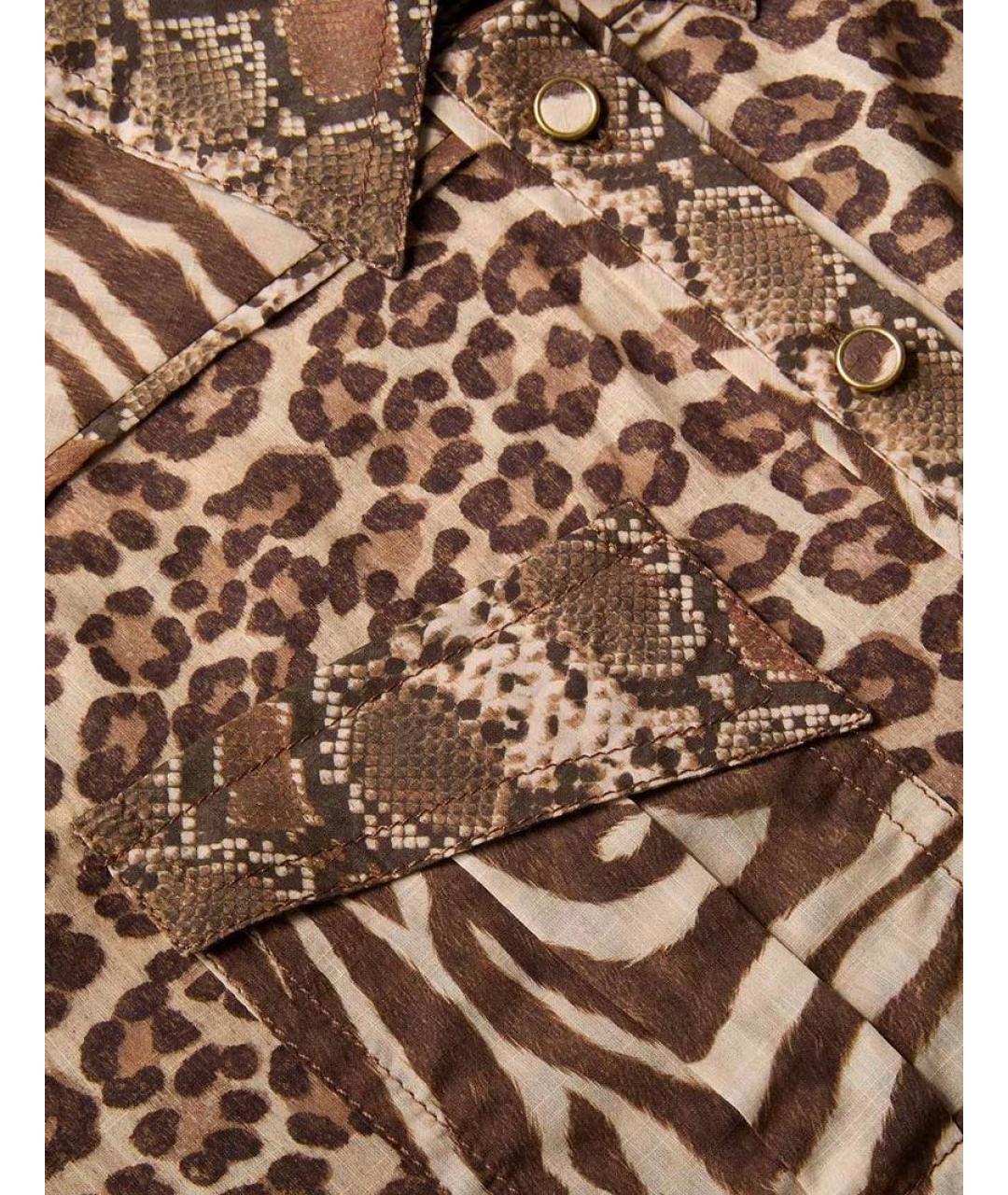 ZIMMERMANN Коричневый хлопковый сарафан, фото 4