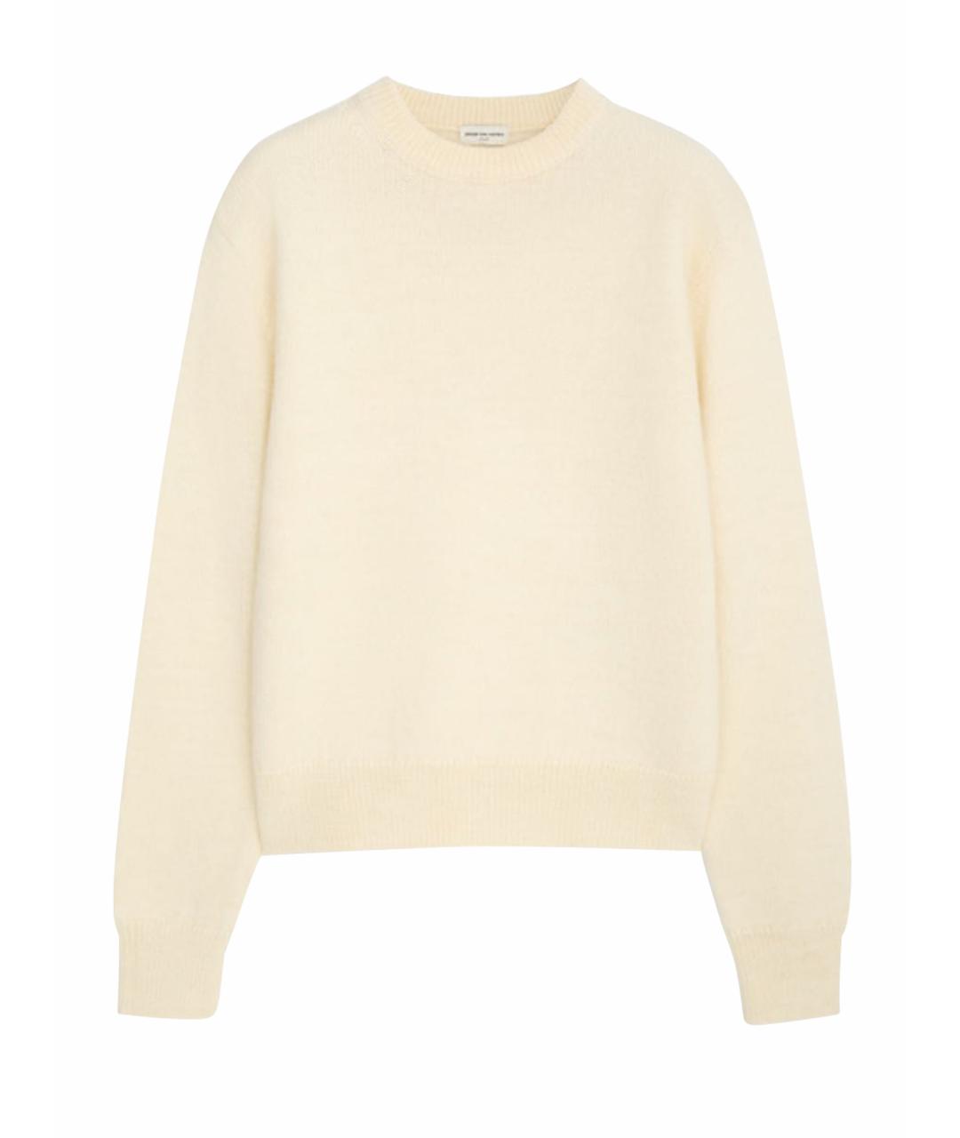 DRIES VAN NOTEN Белый шерстяной джемпер / свитер, фото 1