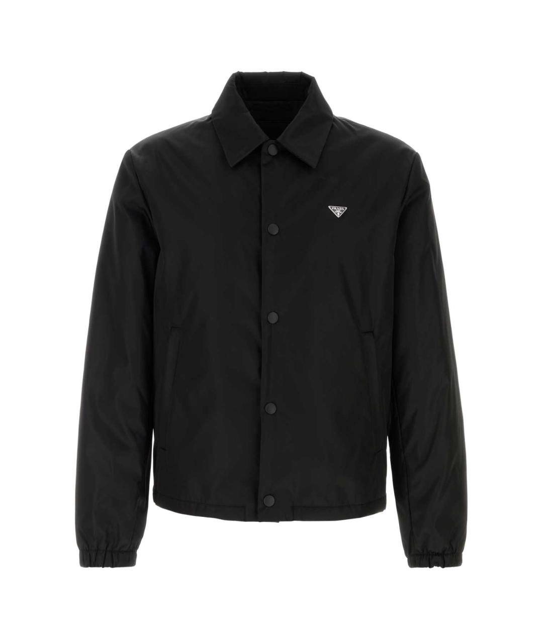 PRADA Черная полиамидовая куртка, фото 1