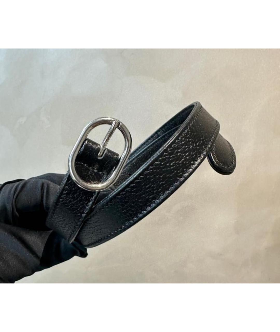 GUCCI Черная кожаная сумка с короткими ручками, фото 7