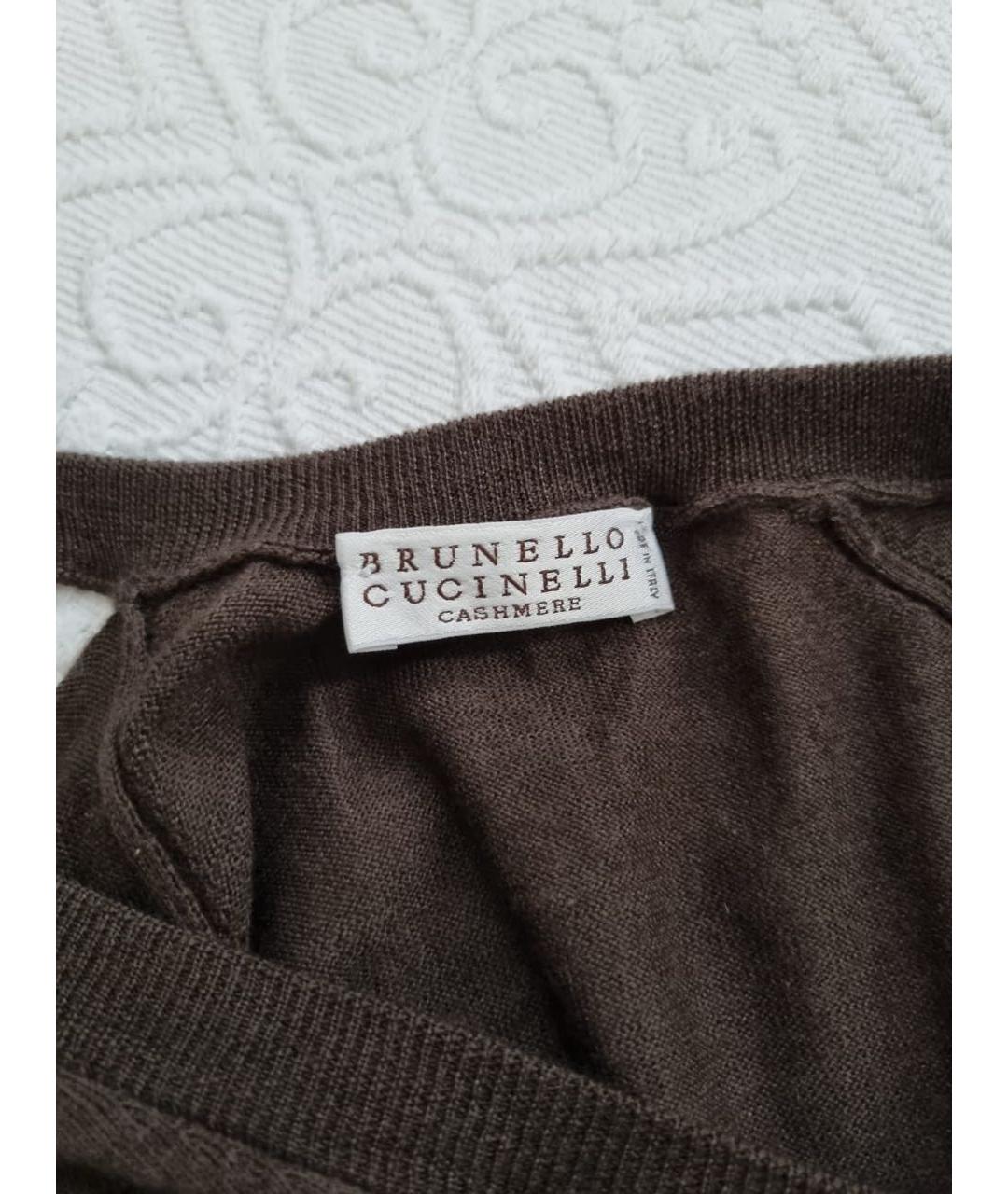 BRUNELLO CUCINELLI Антрацитовое повседневное платье, фото 4