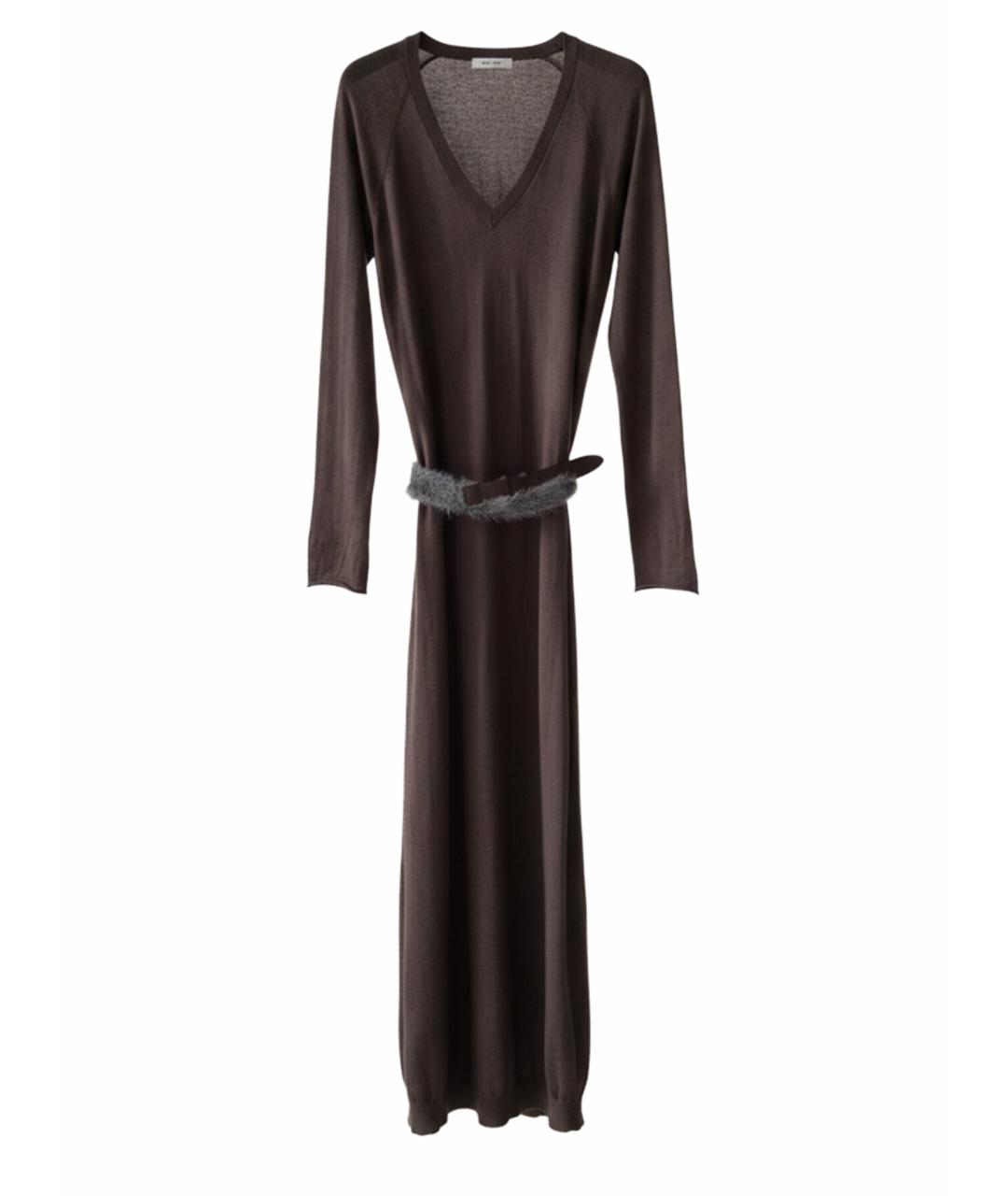 BRUNELLO CUCINELLI Антрацитовое повседневное платье, фото 1