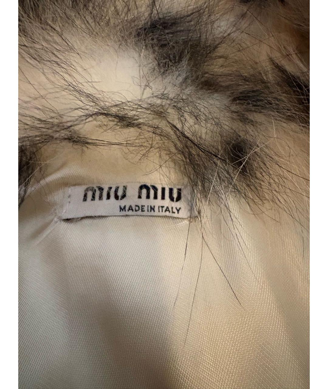 MIU MIU Меховая шуба, фото 3