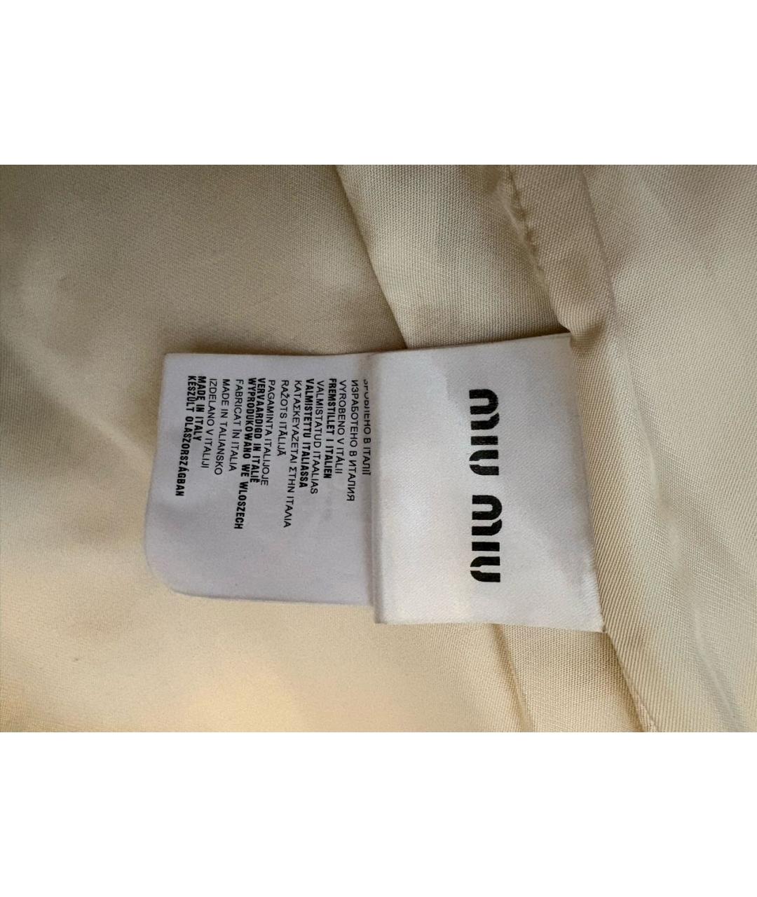 MIU MIU Меховая шуба, фото 5