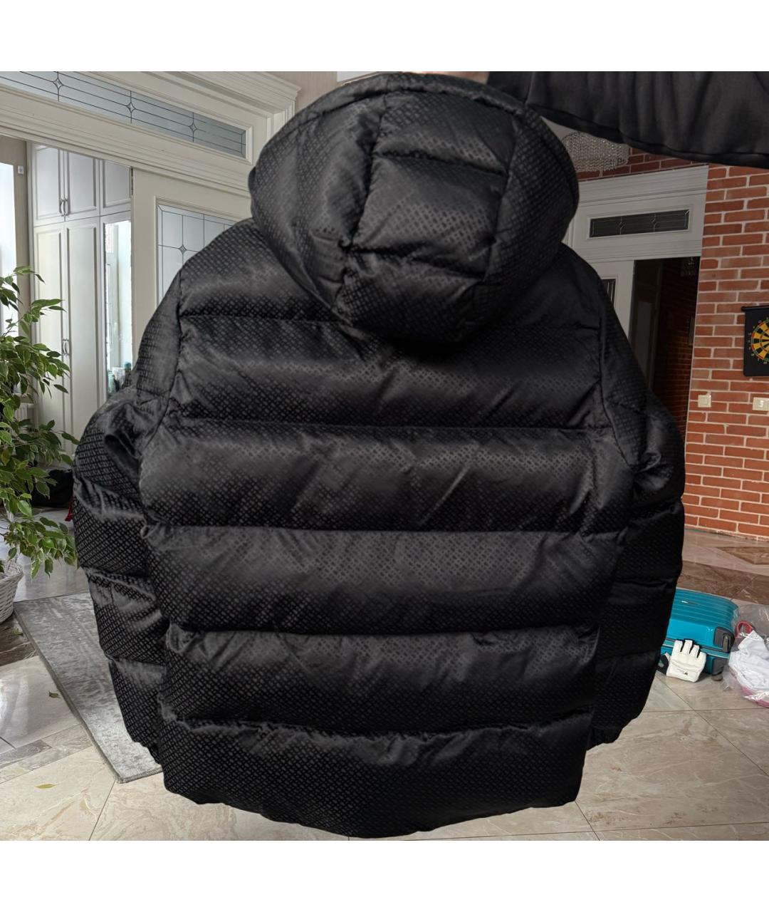 HUGO BOSS Черный полиэстеровый пуховик, фото 2
