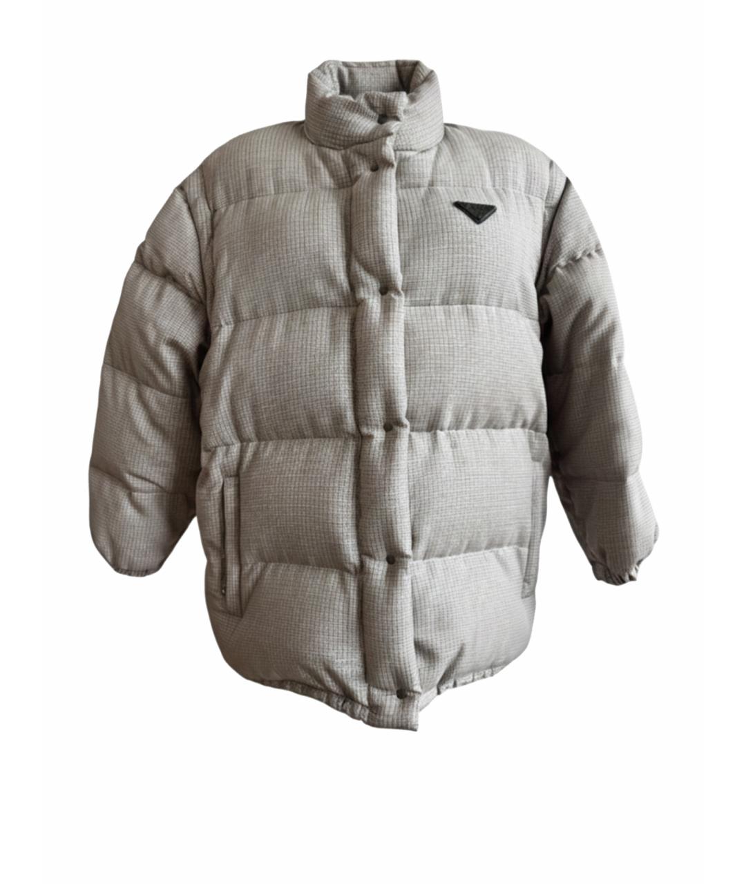 PRADA Мульти шерстяной пуховик, фото 1