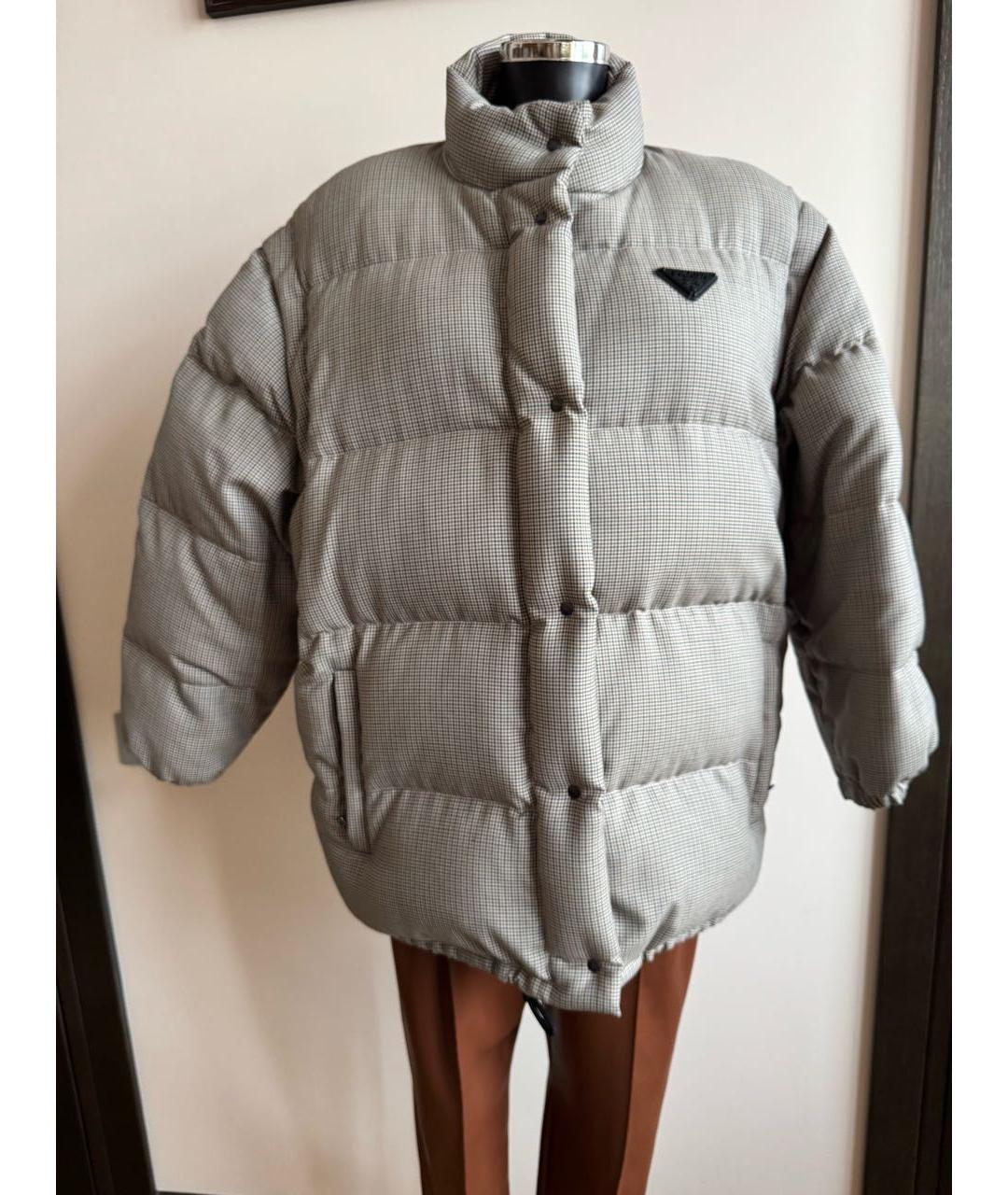 PRADA Мульти шерстяной пуховик, фото 8