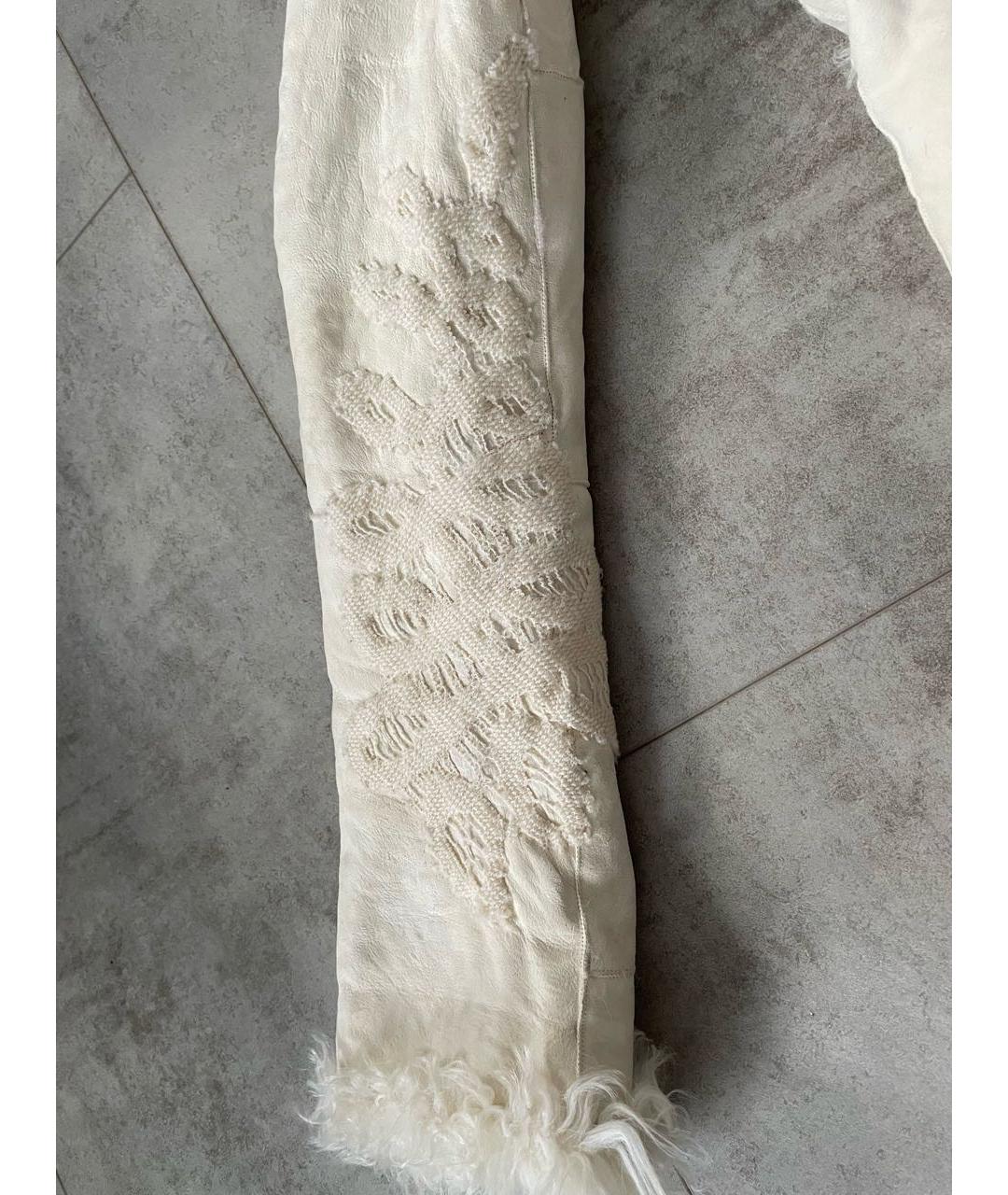 GUCCI Белая меховая дубленка, фото 6