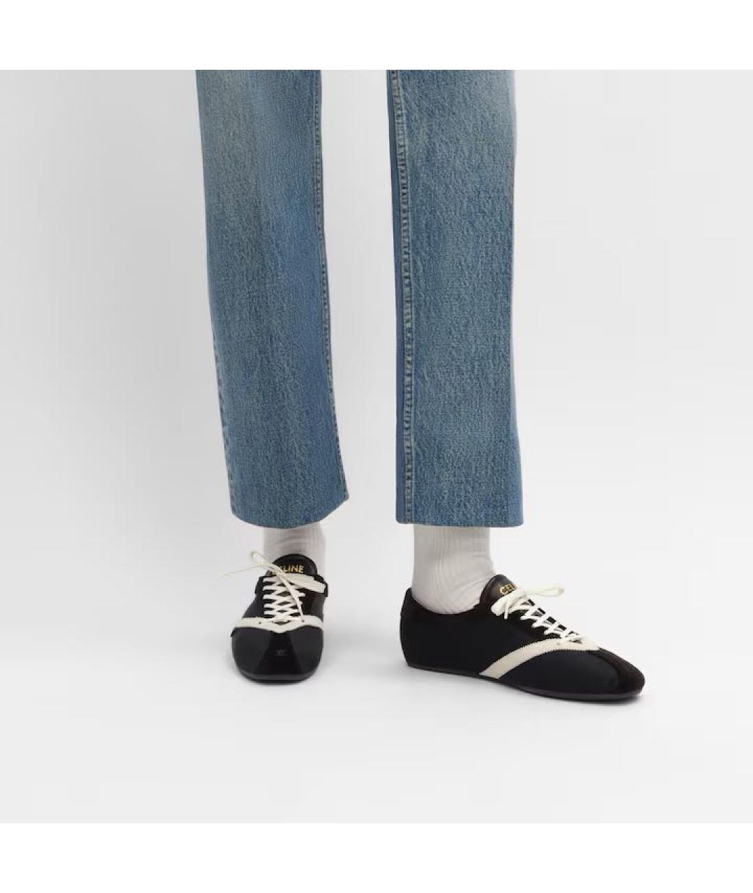 CELINE Черные кеды, фото 2