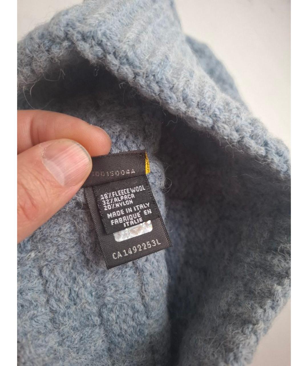 FENDI Серая шерстяная шапка, фото 5