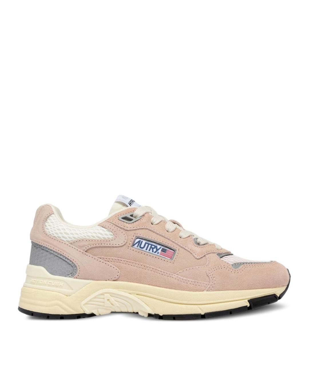 AUTRY Бежевые кожаные кроссовки, фото 1