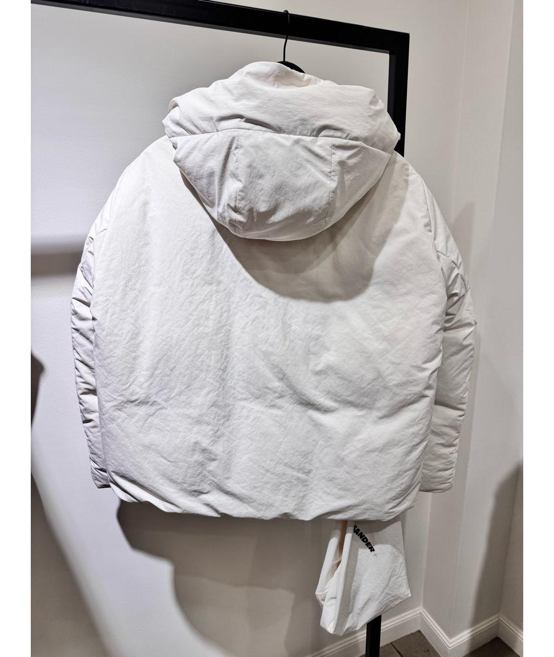 JIL SANDER Белый полиамидовый пуховик, фото 2