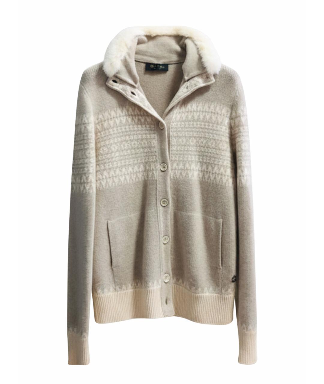 LORO PIANA Бежевый кашемировый джемпер / свитер, фото 1