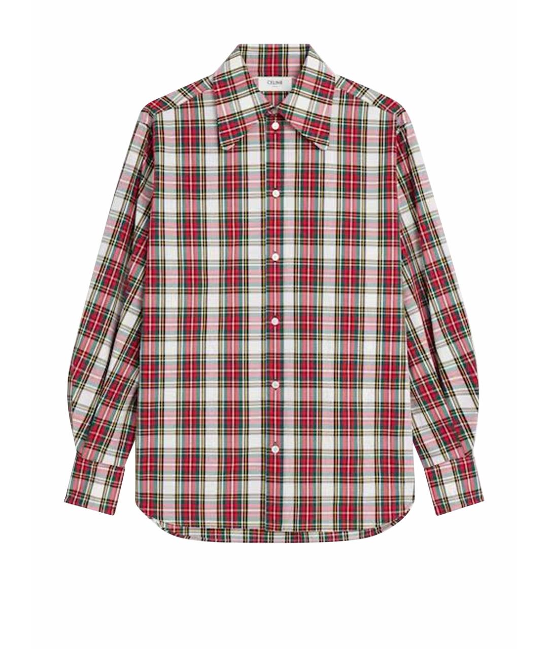 CELINE Красная хлопковая рубашка, фото 1