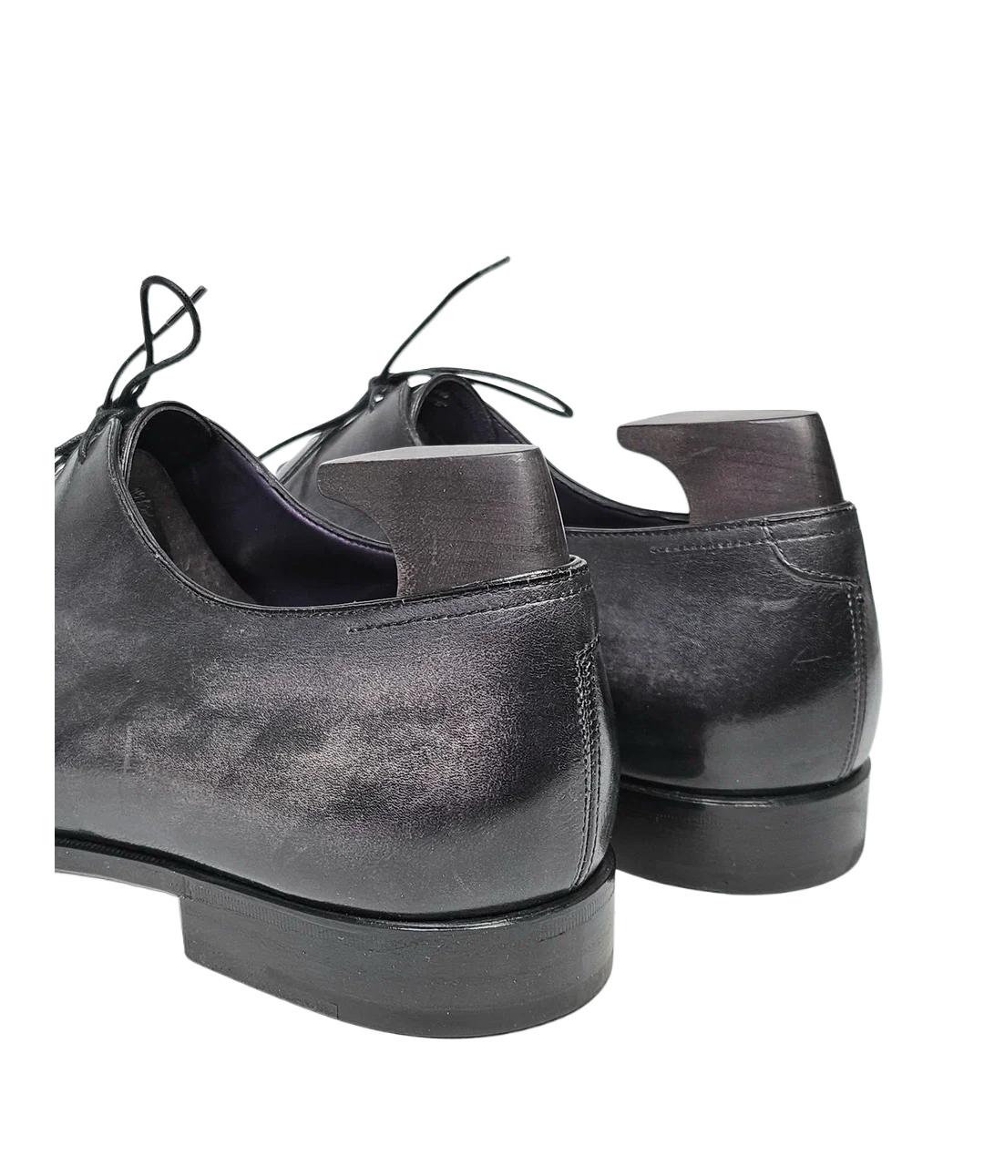 BERLUTI Черные кожаные туфли, фото 6