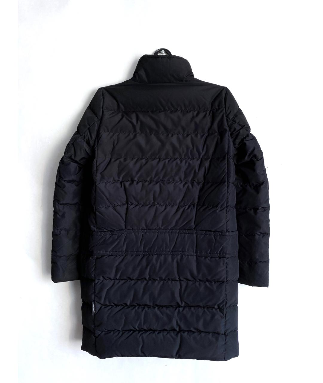 MONCLER Черный полиэстеровый пуховик, фото 2