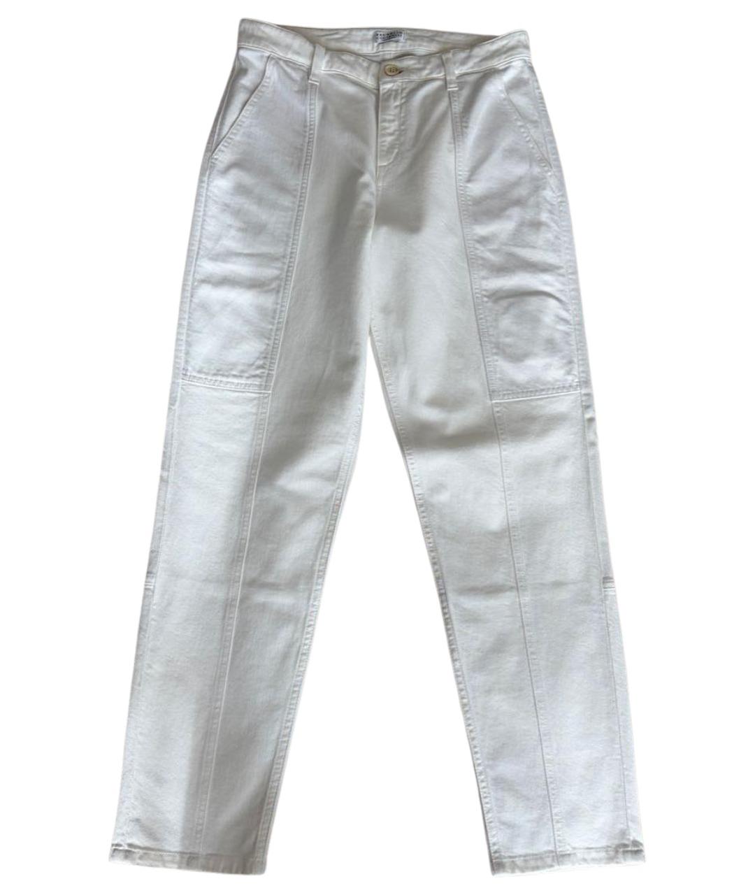 BRUNELLO CUCINELLI Белые хлопковые детские джинсы, фото 1