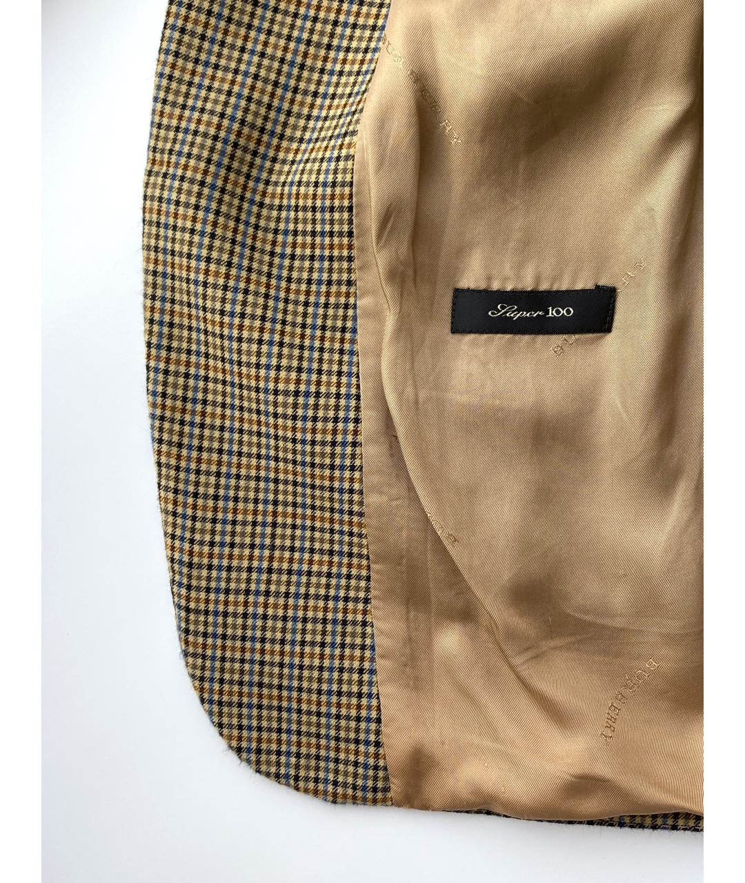 BURBERRY Мульти шерстяной пиджак, фото 8