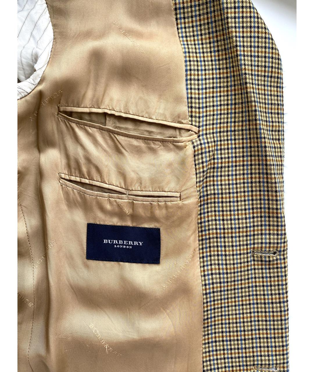 BURBERRY Мульти шерстяной пиджак, фото 7